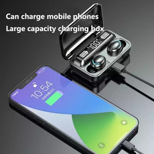 F9 Tws Earbud With Power Bank Function