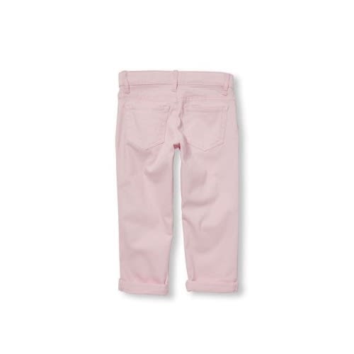Girls' Solid Capri Jeans- Shell