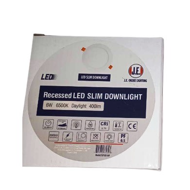 J.E Lighting - Led Pop Panel Light Round 6w