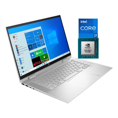 Envy 15 X360-11th Gen-Intel Core I7-16GB/1TB SSD -2GB Nvidia Mx450, Fp Reader -Wins 11