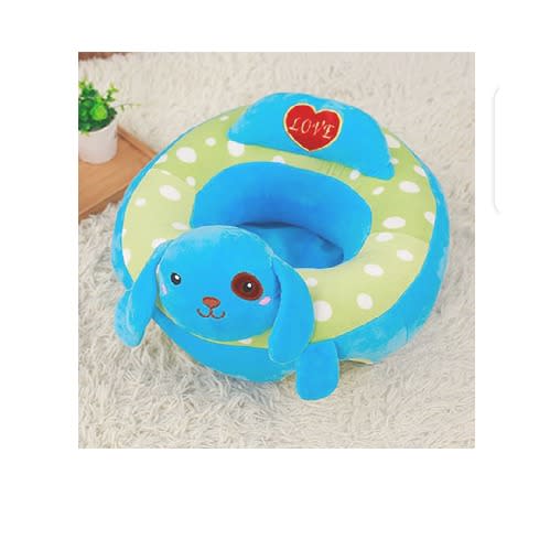 Baby Support Seat Learn Soft Chair Cushion - Sofa Plush Floor - 3-16 Months