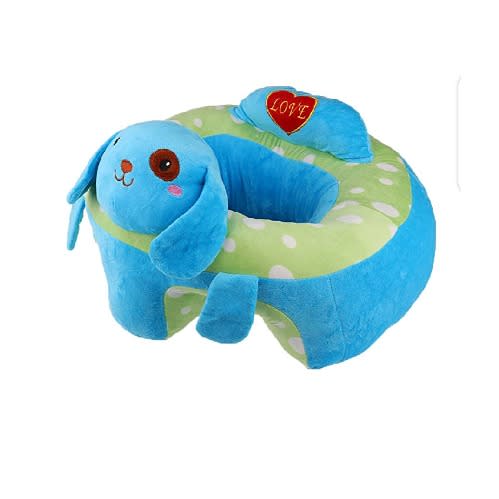Baby Support Seat Learn Soft Chair Cushion - Sofa Plush Floor - 3-16 Months