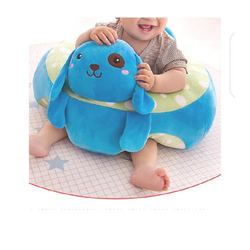 Baby Support Seat Learn Soft Chair Cushion - Sofa Plush Floor - 3-16 Months
