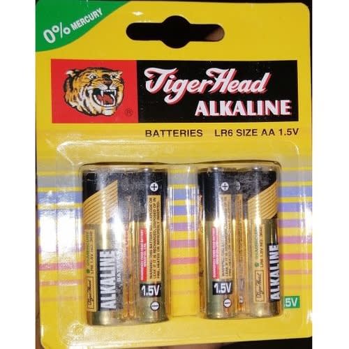 Tiger Head 1.5v Aa Alkaline Non-rechargeable Batteries