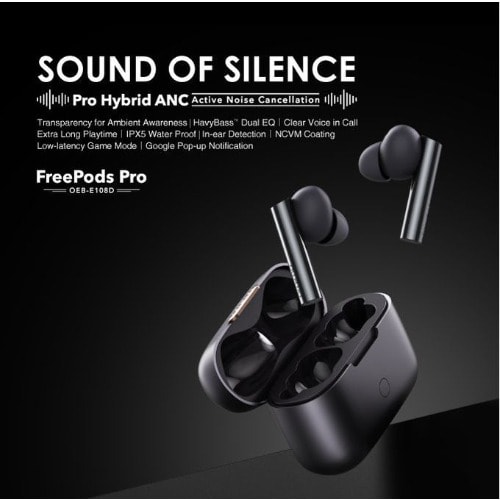 Freepods Pro Anc Active Noise Cancellation Wireless Earbuds