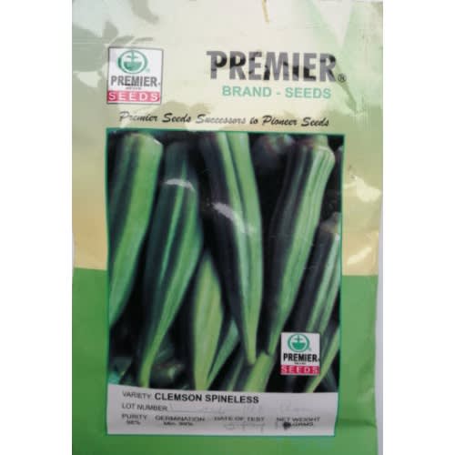 Clemson Spineless Okra Seeds -20g