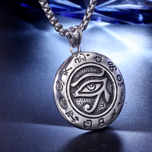 Egyptian Illuminati All Seeing Eye Necklace