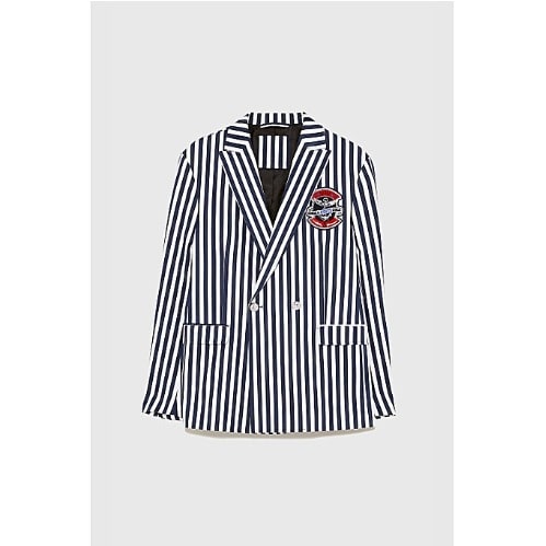 Men's Striped Trendy Blazer