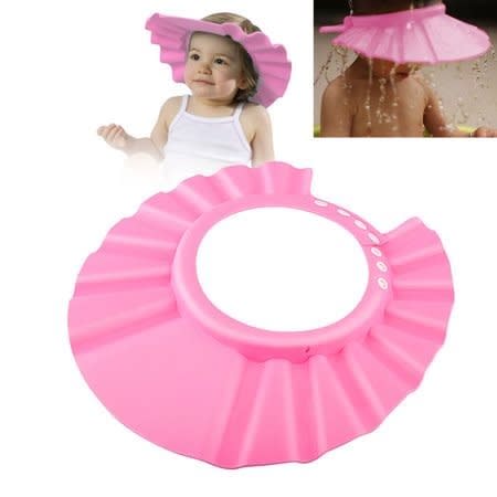 Adjustable Baby Shower Cap - Pink