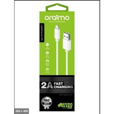 Charging Lightning Cable For Apple Devices - 1 Meter - White