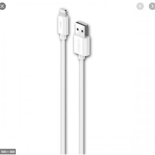 Charging Lightning Cable For Apple Devices - 1 Meter - White
