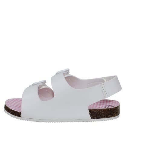 Infant Baby Girl's Two Buckle Back Strap Sandals – White