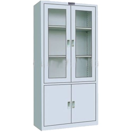 Blue Stone Metal Glass Filing Cabinate