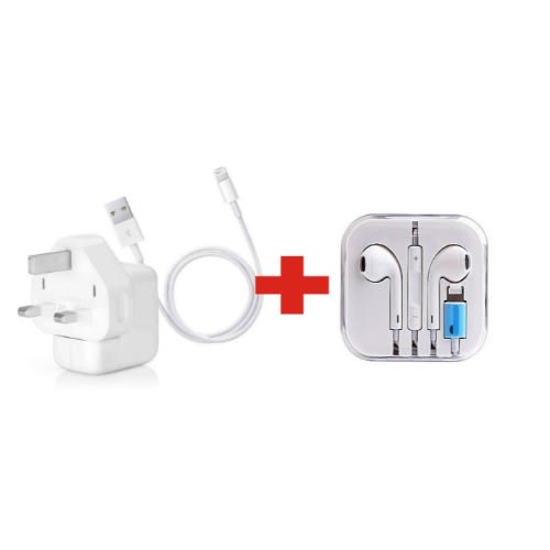iPhone Charger With Free Earpiece