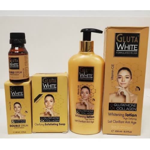 Gluta white Glutathione Lotion - Serum And 2pcs Soap - 250g