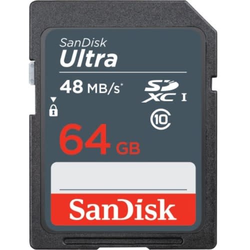 64GB Ultra Sdxc Memory Card 48 Mb/s For Camera