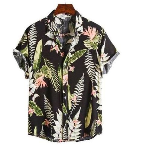 Floral Vintage Shirt - Men's Short Sleeve