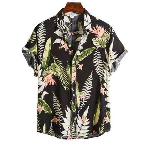 Floral Vintage Shirt - Men's Short Sleeve