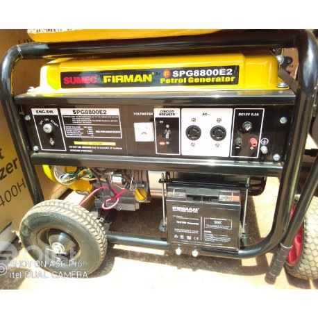 Generator With Key Starter - 6.6kva - Spg-8800e2