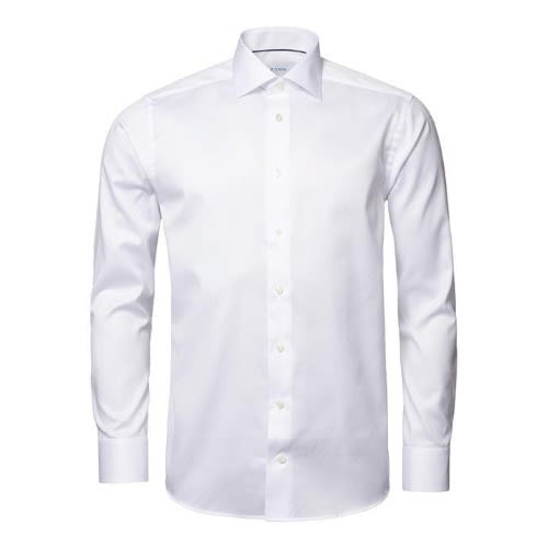 Set Of 2 Men's Formal Dress Shirt With A Matching Tie  - Blue And White/grey