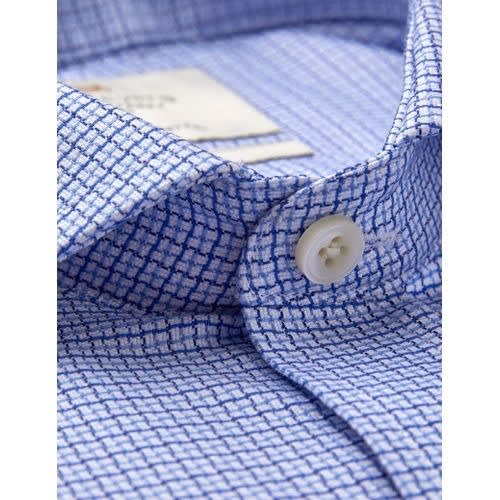 Men's Dogtooth Check Slim Fit Shirt