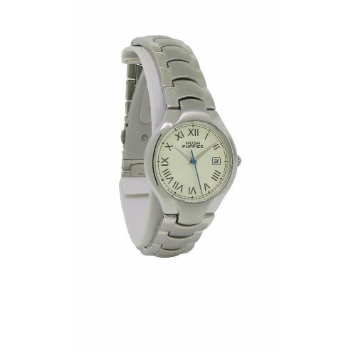 Hush Puppies Women's Roman Numeral Date Stainless Steel Watch