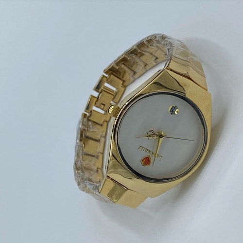 Women’s Polished Wrist Watches - Steel Gold
