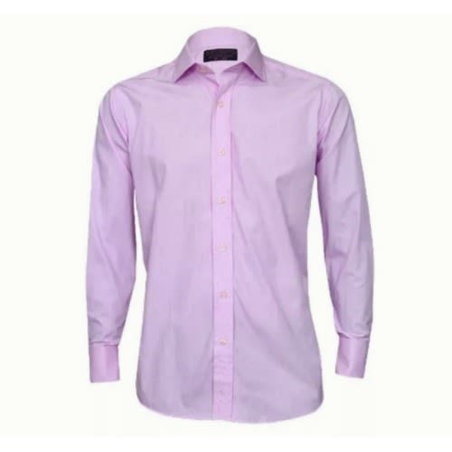 Set Of 2 Men's Formal Dress Shirts - Lilac And Blue