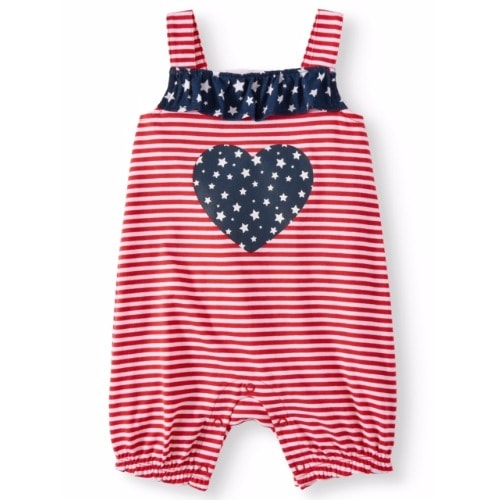 Baby Girl's Sleeveless One Piece Romper
