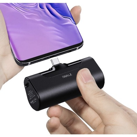 3 In 1 Magnetic Portable Power Bank - 3000mah  - Black