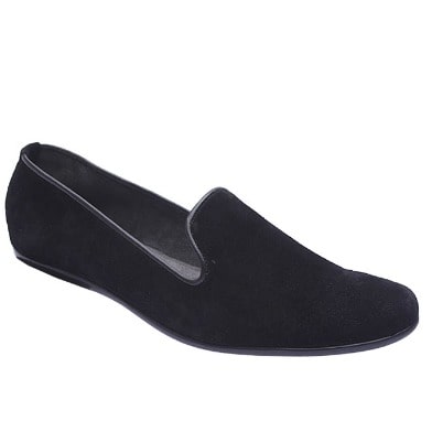 Casual Suede Slip-On - Black