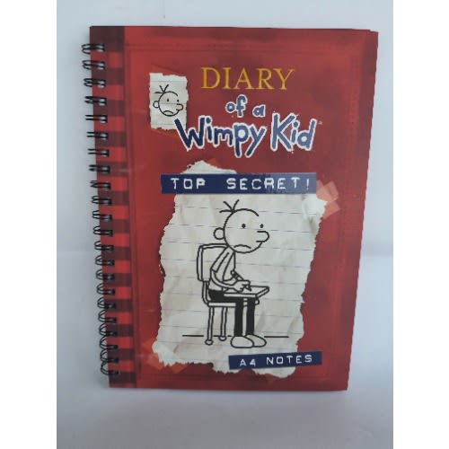 Diary Of A Wimpy Kid Notebook -Red