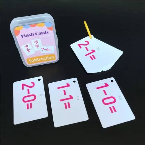 Kids Mathematics Early Learning Flash Cards Cognition - Subtraction