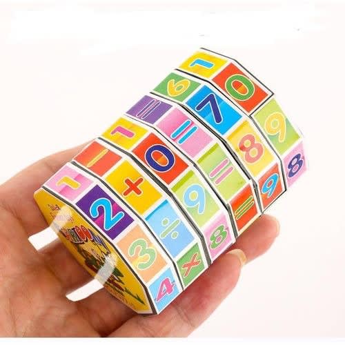 Kids Arithmetic Maths Cube - 1psc