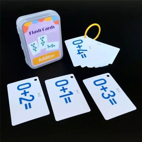 Kids Mathematics Early Learning Flash Cards Cognition - Addition