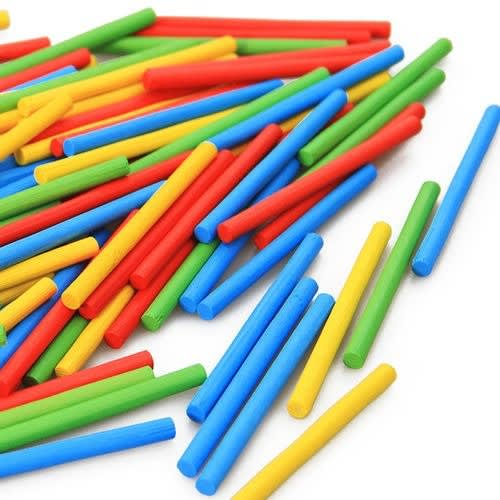 Kids Educational Learning Arithmetic Or Maths Box With Counting Sticks