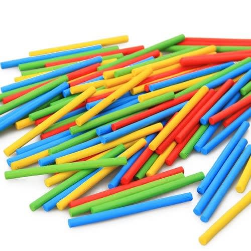 Kids Educational Learning Arithmetic Or Maths Box With Counting Sticks