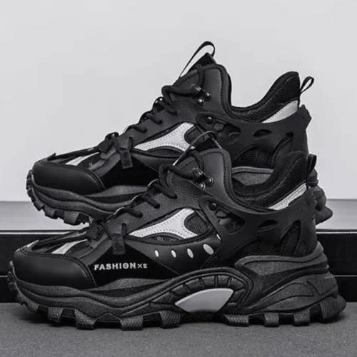 Lace Up Sneakers - Black