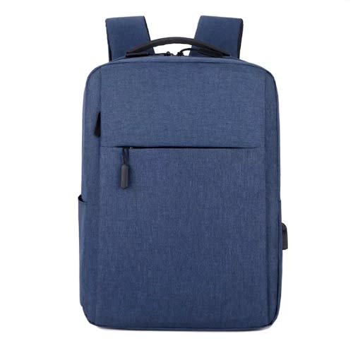 Smart Retro Laptop Backpack - Blue -14"
