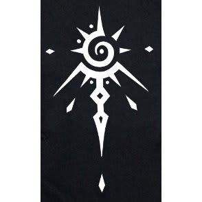 Native Pattern Print TShirt - Black