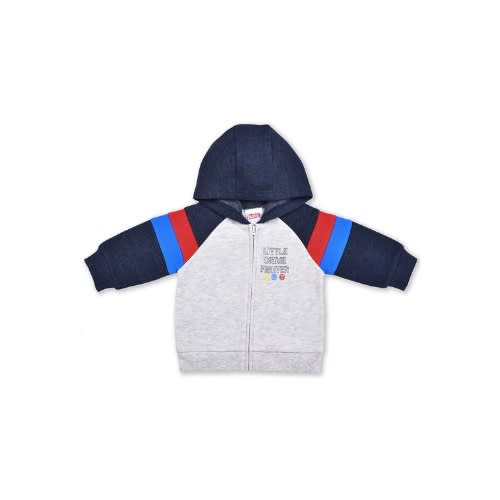 Super Heroes Avengers Set For Boys - Block Zip Hoodie, Tshirt & Joggers