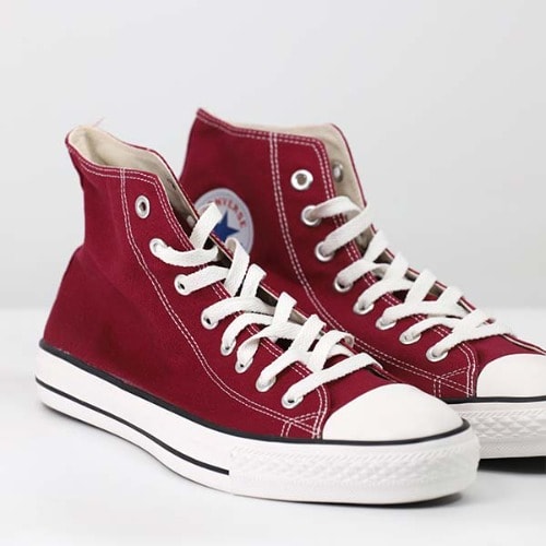Ox-blood Hightop Sneakers