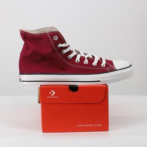 Ox-blood Hightop Sneakers