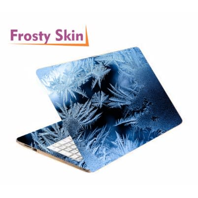 Laptop Frosty Leaves Skin - Blue