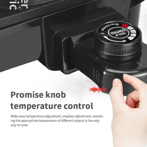 2 In 1Electric Barbecue Machine Pot Pan -  24" - 220v - 1600w