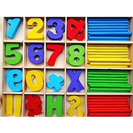 Mathematical Wooden Computation Study Box For Basic 4