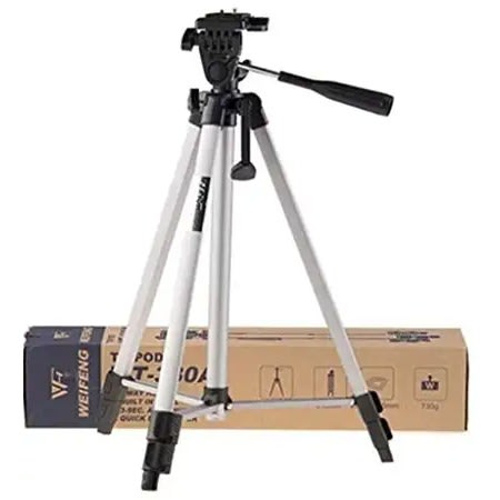 Aluminum Tripod Stand – Silver Weifeng Wt-330a