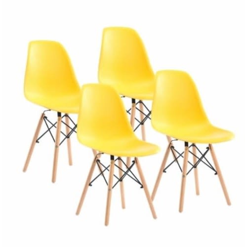 Restaurant Chair - Set Of 4 - Yellow