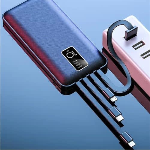 Shplus 10000mah Power Bank - 4 In 1 Cable Output