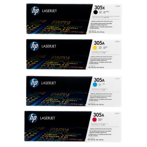 305 Combo Toner - Cyan - Yellow - Magenta & Black